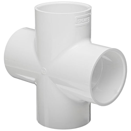 Croix en PVC blanc SCH40 2" Spears - Quincaillerie G.H. Berger