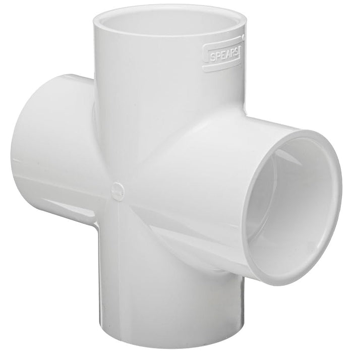 Croix en PVC blanc SCH40 1-1/2" Spears - Quincaillerie G.H. Berger