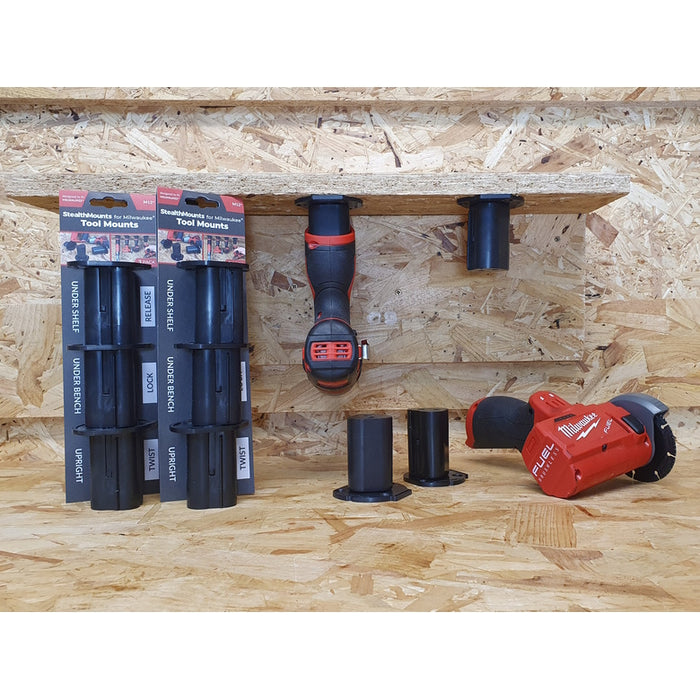 Supports pour outils Milwaukee M12 - Noir - Quincaillerie G.H. Berger