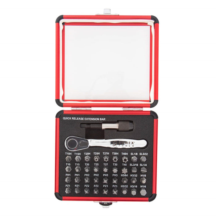 Ensemble de mini clé à rochet avec embouts - 38 pièces Sunex Tools - Quincaillerie G.H. Berger