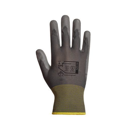 Gants SuperiorTouch® en nylon cal. 13, gris, enduits en polyuréthane Superior Glove - Quincaillerie G.H. Berger