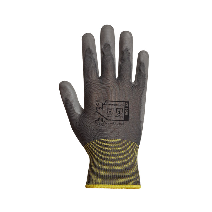 Gants SuperiorTouch® en nylon cal. 13, gris, enduits en polyuréthane Superior Glove - Quincaillerie G.H. Berger