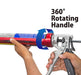 Pistolet pour tubes de calfeutrant Convoy Super - 300 mL Tajima - Quincaillerie G.H. Berger