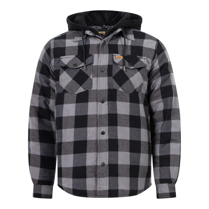 Chemise en flanelle doublée avec capuchon Task