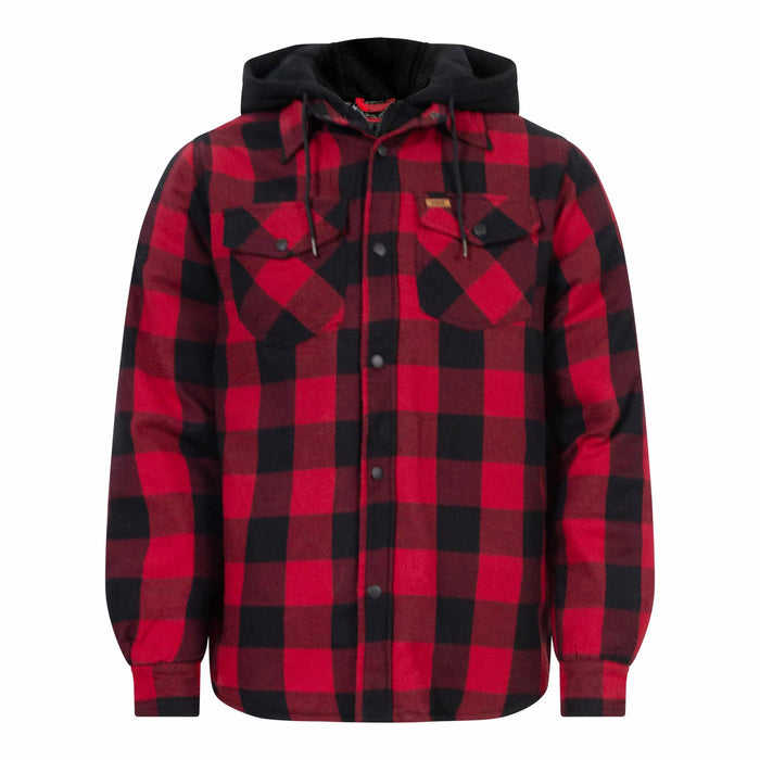 Chemise en flanelle doublée avec capuchon Task