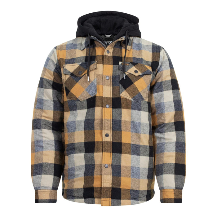 Chemise épaisse en flanelle avec capuchon Task