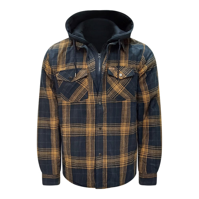 Chemise épaisse en flanelle avec capuchon Task