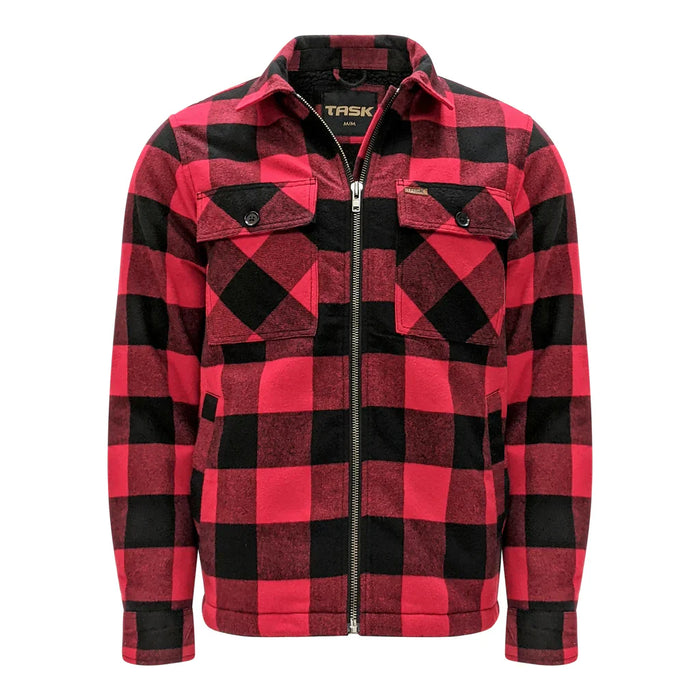 Chemise en flanelle doublée en Sherpa Task