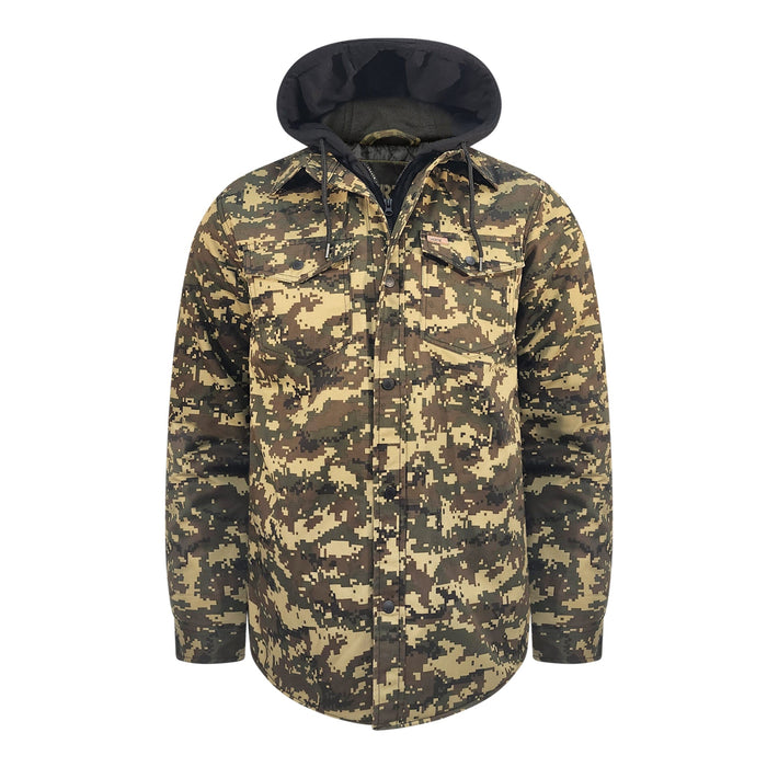 Chemise en flanelle doublée avec capuchon Task