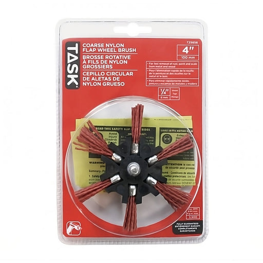 Brosse abrasive rotative en nylon 4" Task - Quincaillerie G.H. Berger