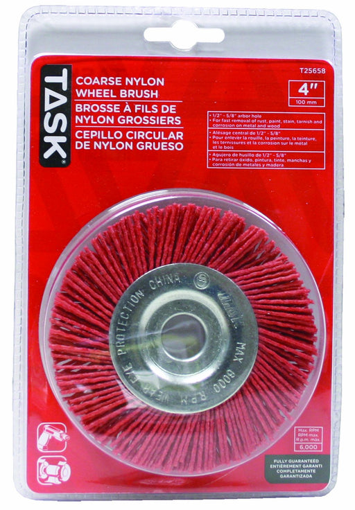Brosse de 4" en nylon Task - Quincaillerie G.H. Berger