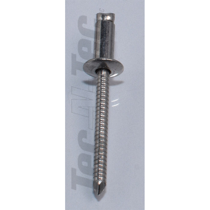 Rivets en acier inoxydable 3/16" X 1/4" - Paquet de 100 Tec-N-Tec inc. - Quincaillerie G.H. Berger