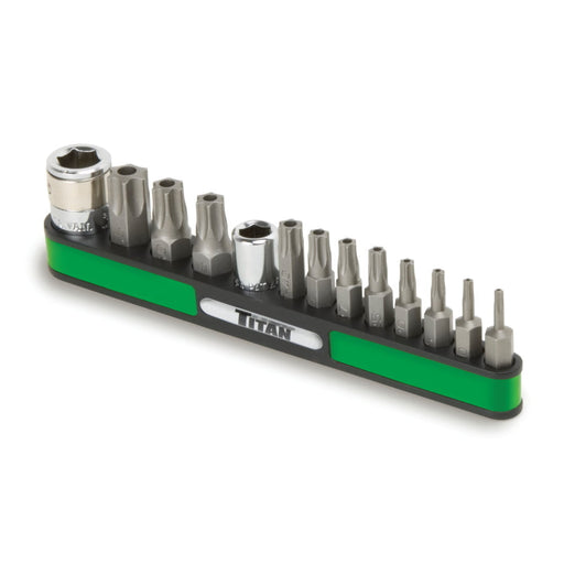 Ensemble d'embouts et de douilles Torx - 13 pièces Titan - Quincaillerie G.H. Berger
