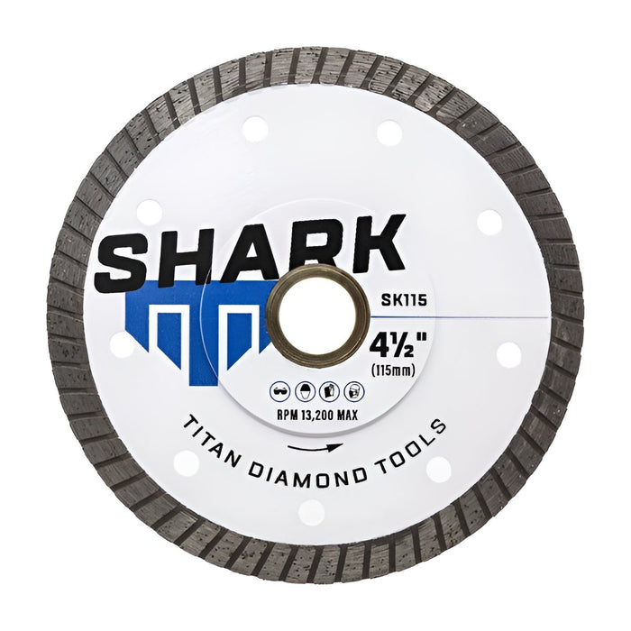 Lame Shark au diamant 4-1/2" Titan Diamond Tools - Quincaillerie G.H. Berger