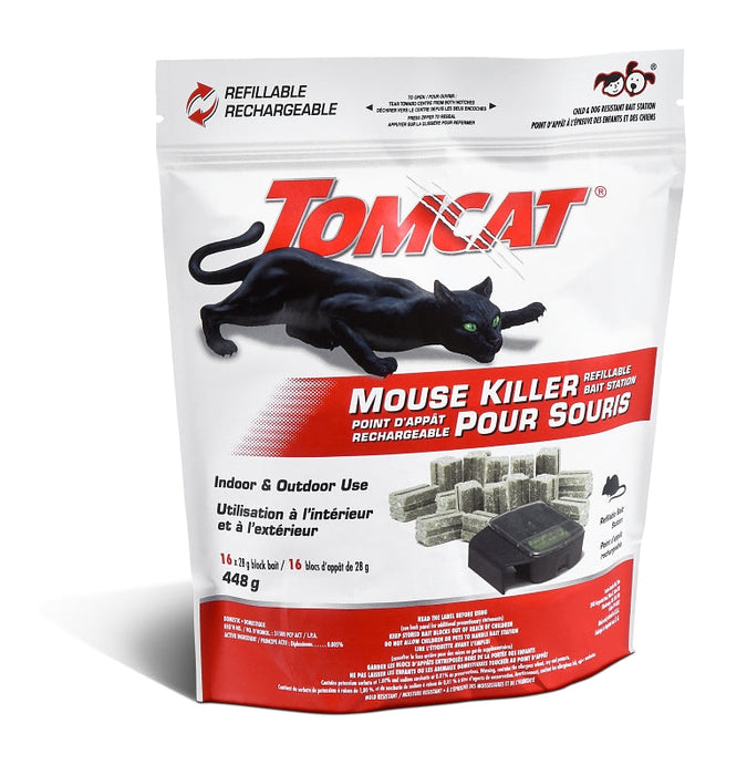 Point d'appât rechargeable pour souris Tomcat - 28 g