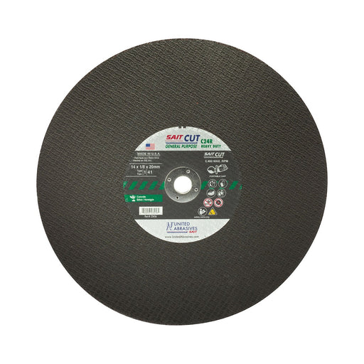 Meule de tronçonneuse pour béton robuste 14" United Abrasives inc. Sait - Quincaillerie G.H. Berger