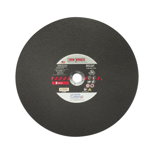 Meule de tronçonneuse Iron Worker 14" United Abrasives inc. Sait - Quincaillerie G.H. Berger