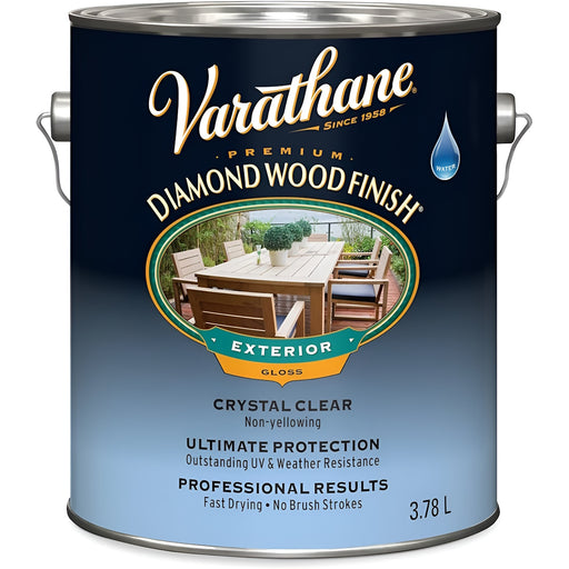 Vernis diamant extérieur pour le bois lustré - 3.78 L Varathane - Quincaillerie G.H. Berger