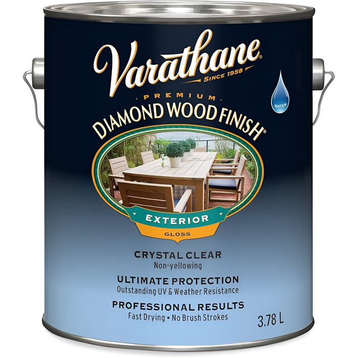 Vernis diamant extérieur pour le bois lustré - 3.78 L Varathane - Quincaillerie G.H. Berger
