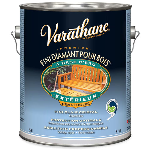 Vernis diamant extérieur pour le bois semi-lustré - 3.78 L Varathane - Quincaillerie G.H. Berger