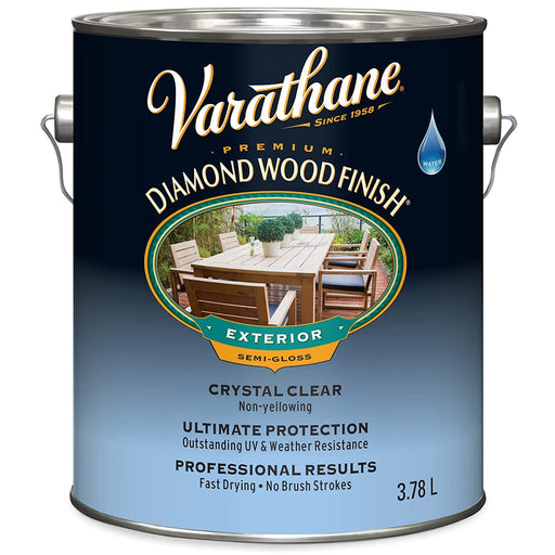 Vernis diamant extérieur pour le bois semi-lustré - 3.78 L Varathane - Quincaillerie G.H. Berger