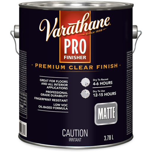 Vernis à plancher Pro - Clair - Mat - 3.78 L - Quincaillerie G.H. Berger