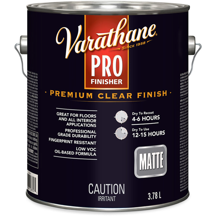 Vernis à plancher Pro - Clair - Mat - 3.78 L - Quincaillerie G.H. Berger