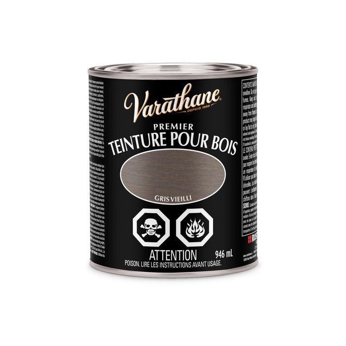 Teinture intérieure premium à l'huile - Gris vieilli - 946 mL Varathane - Quincaillerie G.H. Berger