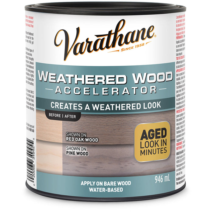 Accélérateur de vieillissement de bois - Gris - Apparence vieillie - 946 mL Varathane