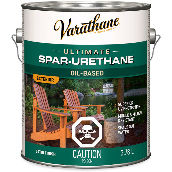 Vernis à l'uréthane à base d'huile - Clair - Satiné - 3.78 L - Quincaillerie G.H. Berger