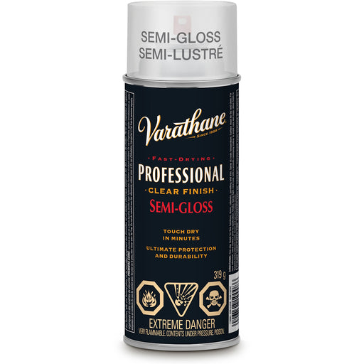 Vernis Professionnel clair pour bois à base d'huile semi-lustré - Aérosol Varathane - Quincaillerie G.H. Berger