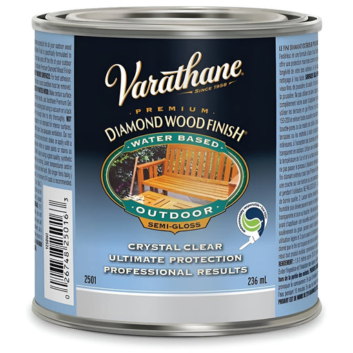 Vernis diamant extérieur pour le bois semi-lustré - 236 mL Varathane - Quincaillerie G.H. Berger