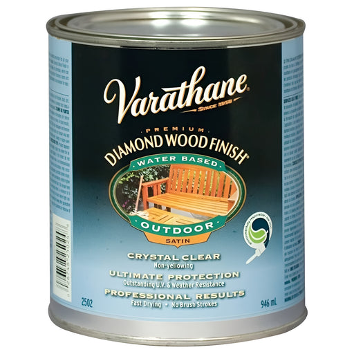 Vernis diamant extérieur pour le bois satiné - 946 mL Varathane - Quincaillerie G.H. Berger
