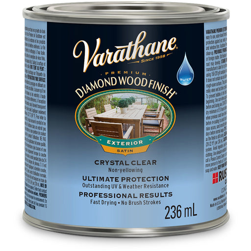 Vernis diamant extérieur pour le bois semi-lustré - 236 mL Varathane - Quincaillerie G.H. Berger