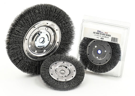 Roue (6"x1/2,5/8") à fils ondulés (0.014"x1") United Abrasives inc. Sait - Quincaillerie G.H. Berger