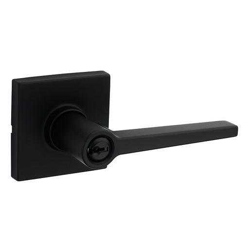 Poignée de porte avec serrure Daylon - Weiser - Noir mat - Quincaillerie G.H. Berger