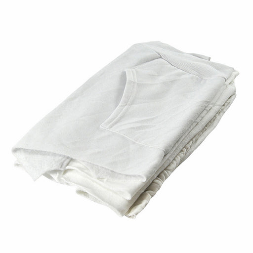 Paquet de chiffons de type coton ouaté blancs - 25 lbs - Quincaillerie G.H. Berger