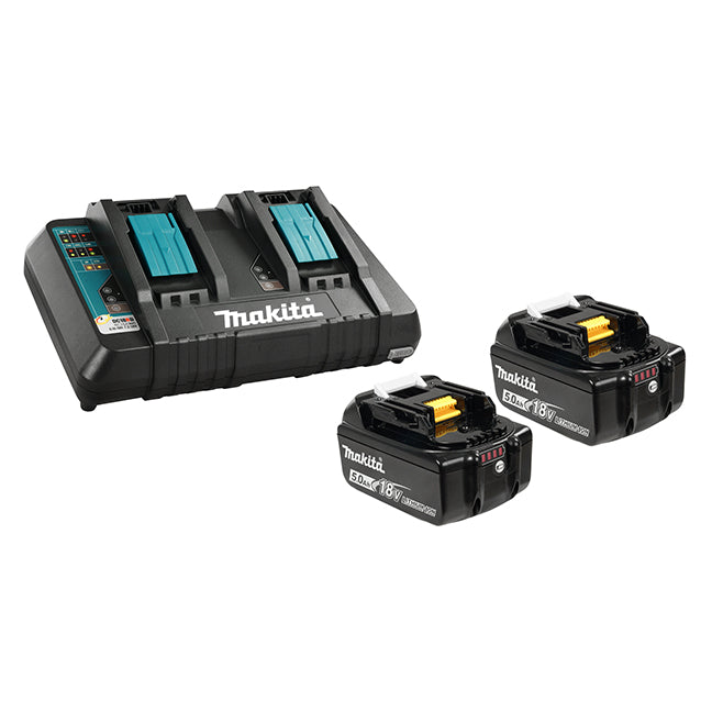 Ens. 2 batteries 18V 5.0Ah et chargeur rapide - Quincaillerie G.H. Berger