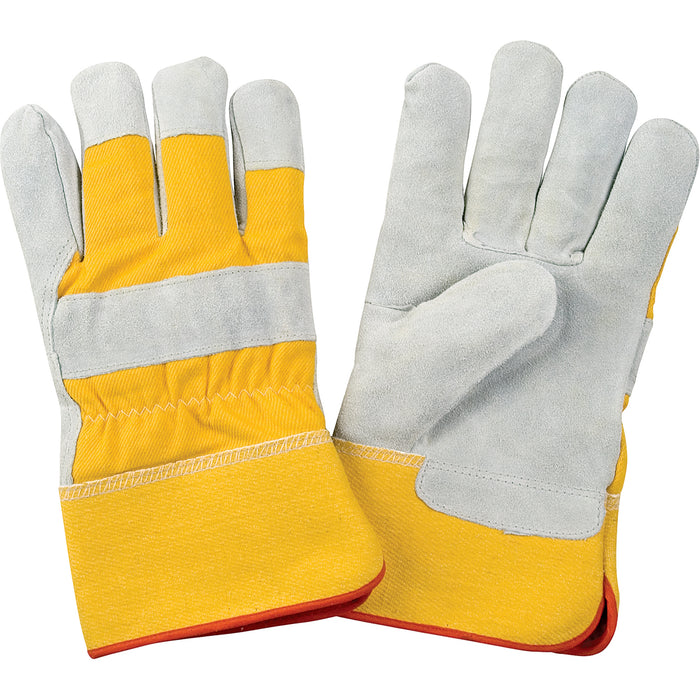 Gants d’ajusteur doublés (Jaune) Produits de sécurité ZENITH - Quincaillerie G.H. Berger