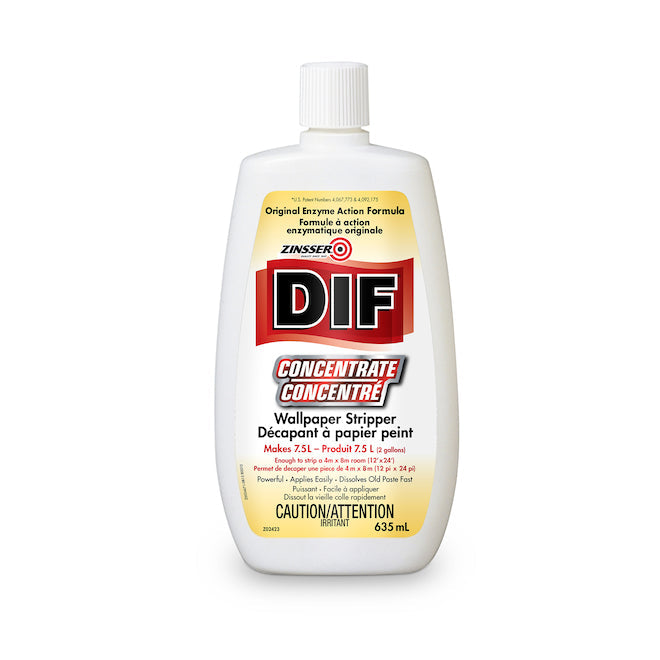 Décapant à papier peint DIF concentré - 635 mL Zinsser